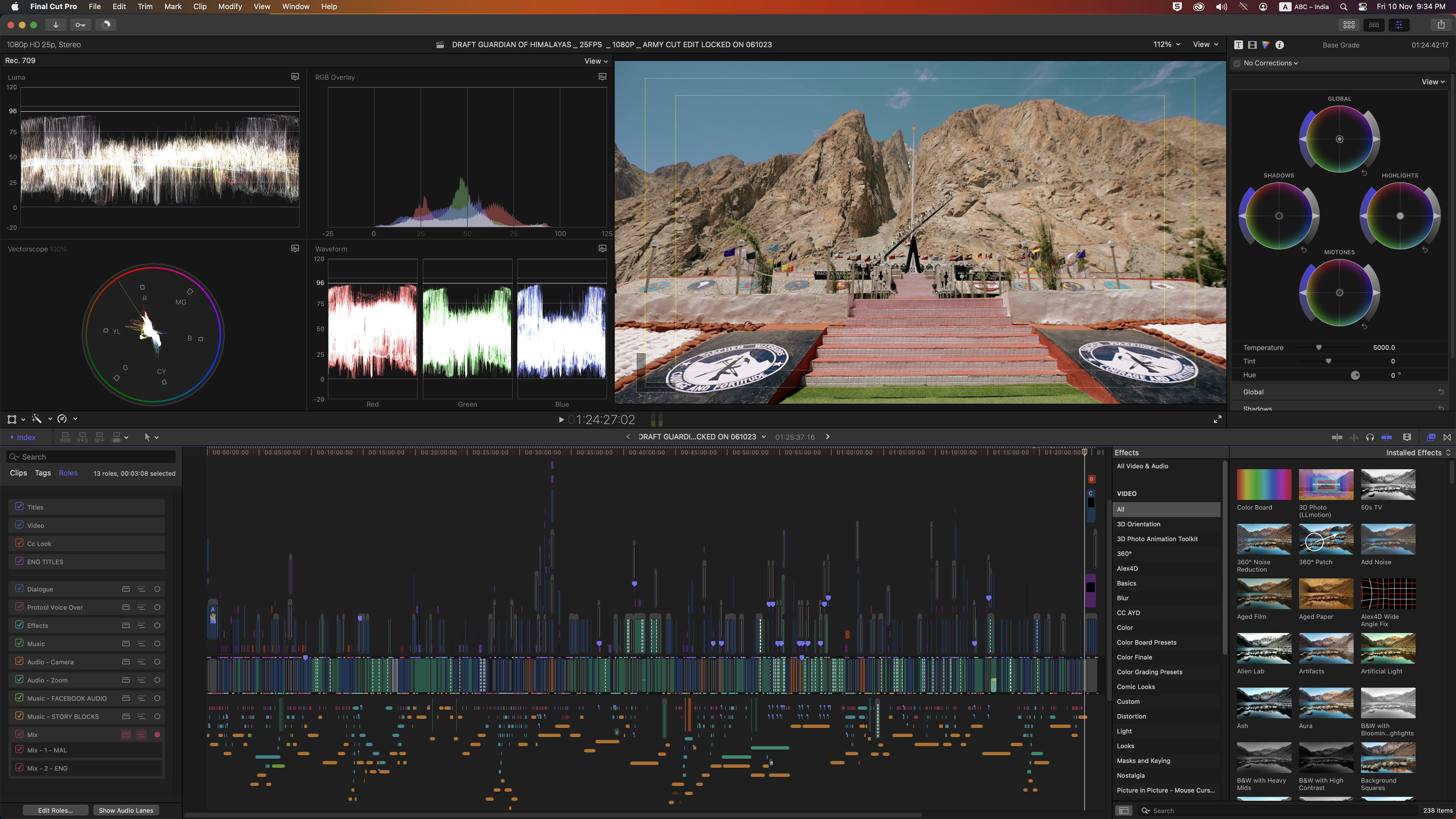 Locked Sequence with Audio Roles